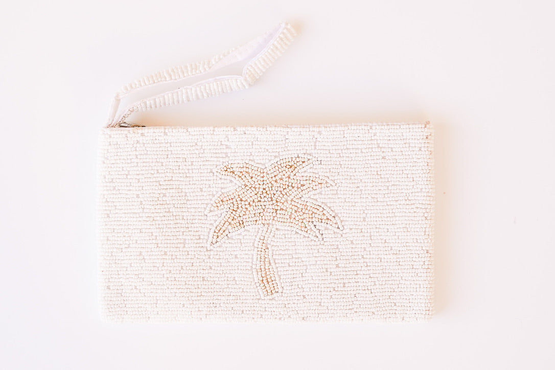 Palm Tree Beaded Clutch | Shop Bali Queen