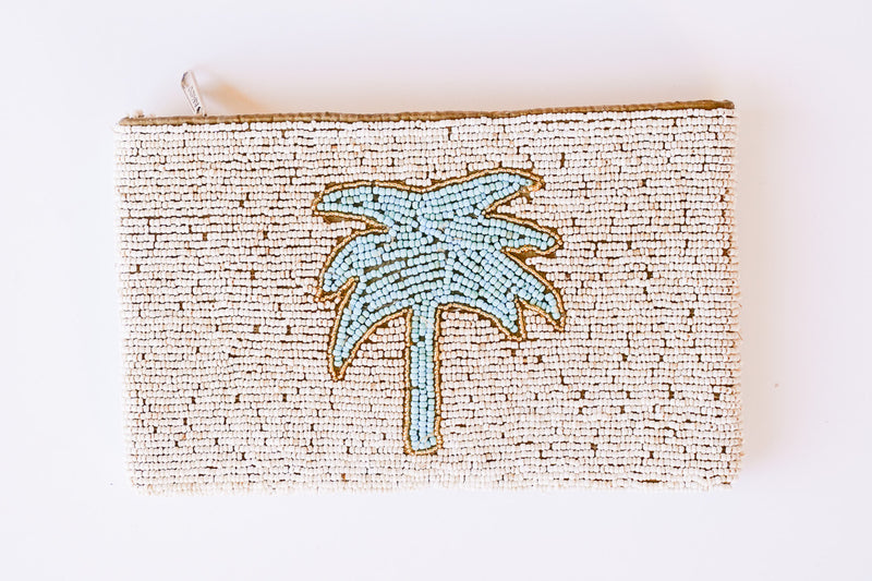 Palm Tree Beaded Clutch | Shop Bali Queen