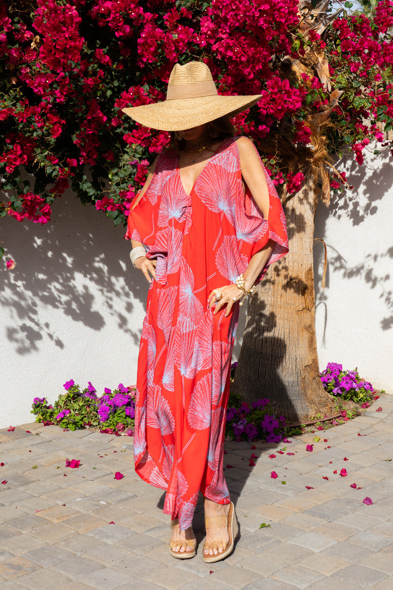 St. Barts Open Shoulder Caftan | Shop Bali Queen