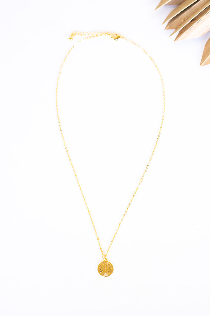 Little Lotus Necklace | Shop Bali Queen