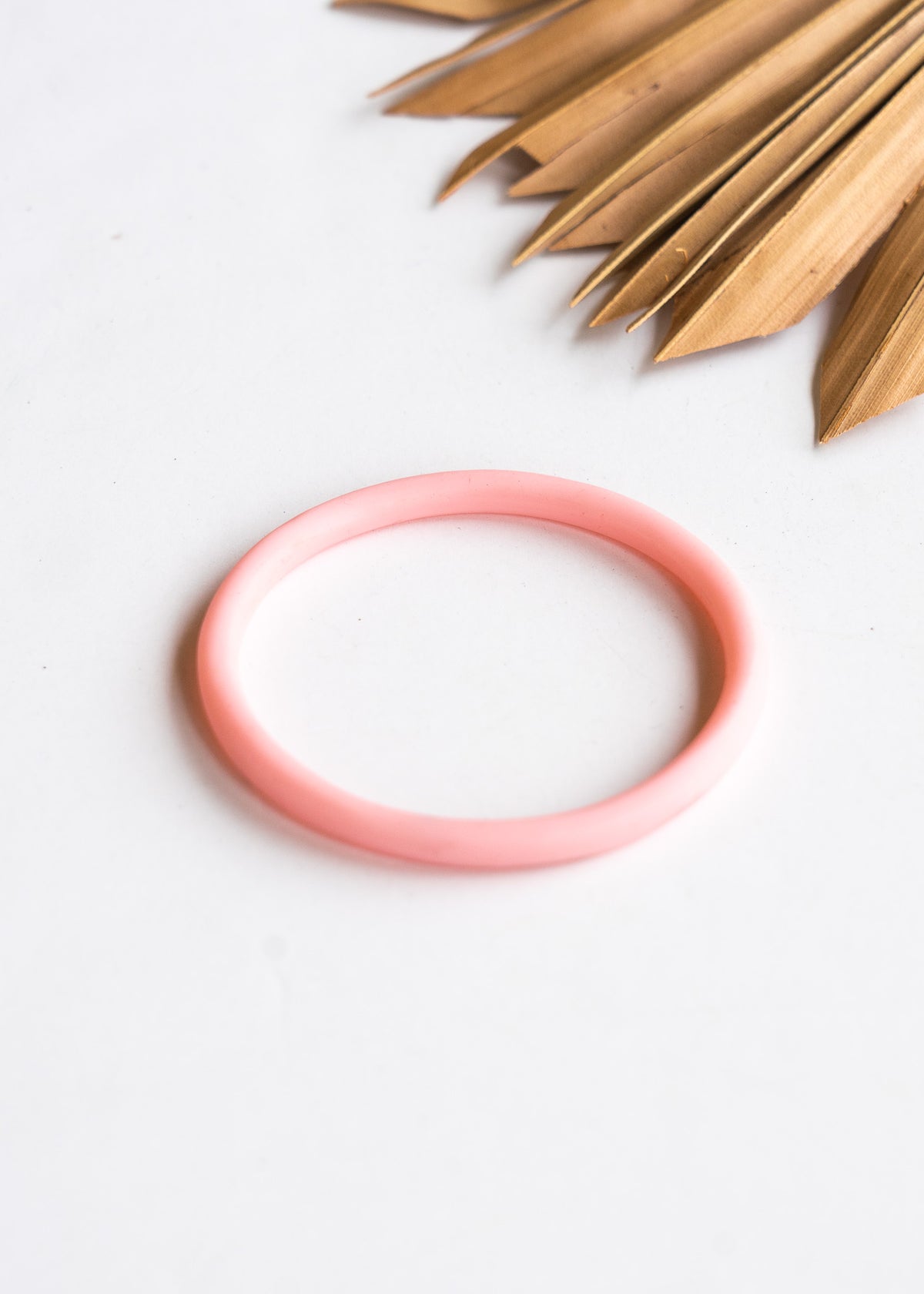 Light Pink Resin Bangles | Shop Bali Queen