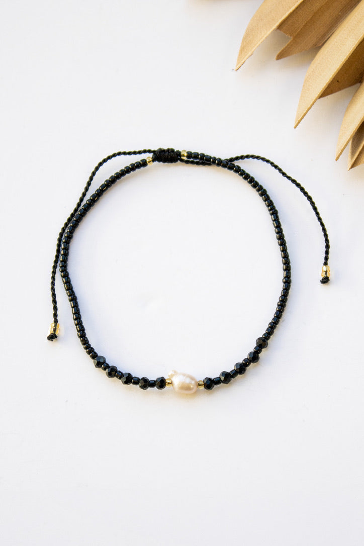 Midnight Hour Single Pearl Bracelet | Shop Bali Queen