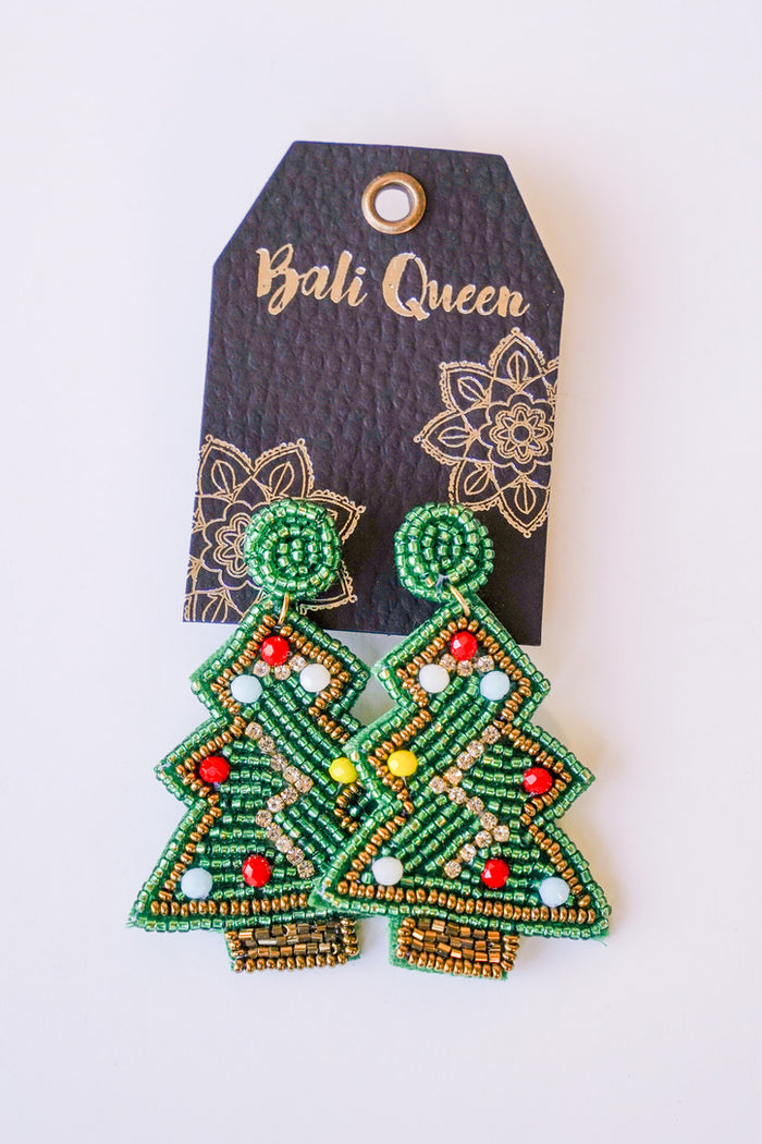 Holiday-licious Crystal Tree Earring | Shop Bali Queen