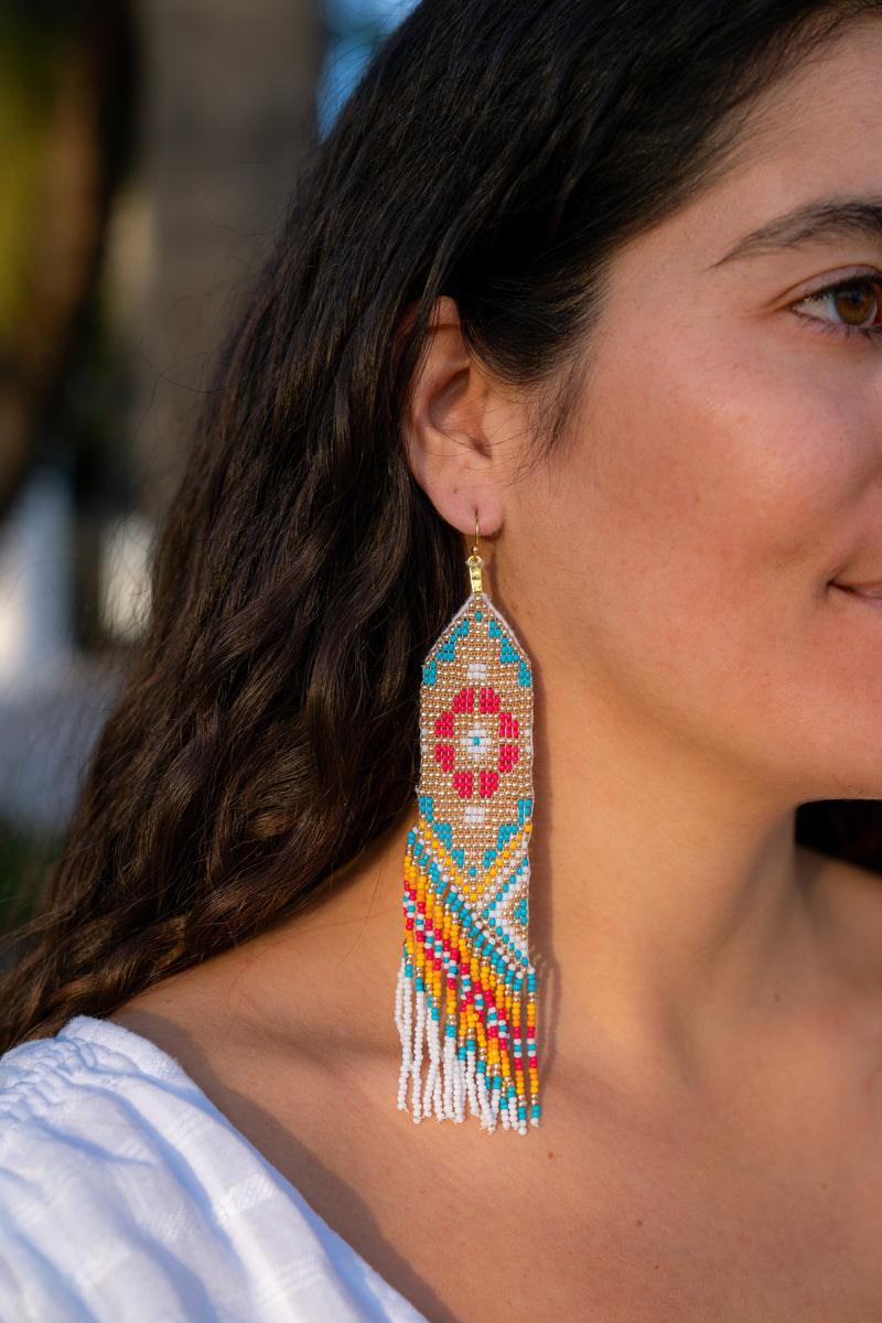 Desert Shield Earrings | Shop Bali Queen