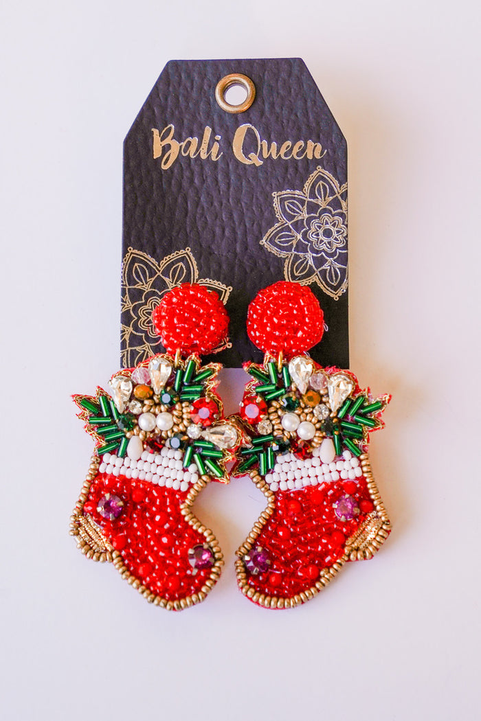 Holiday-licious Stocking Earring | Shop Bali Queen