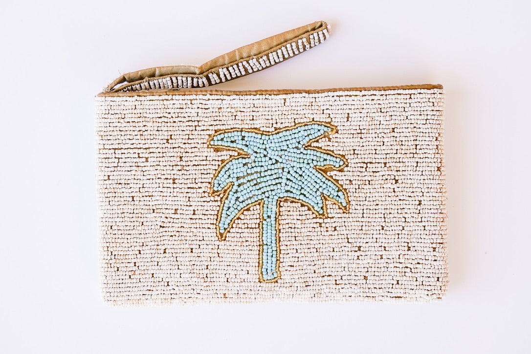 Palm Tree Beaded Clutch | Shop Bali Queen