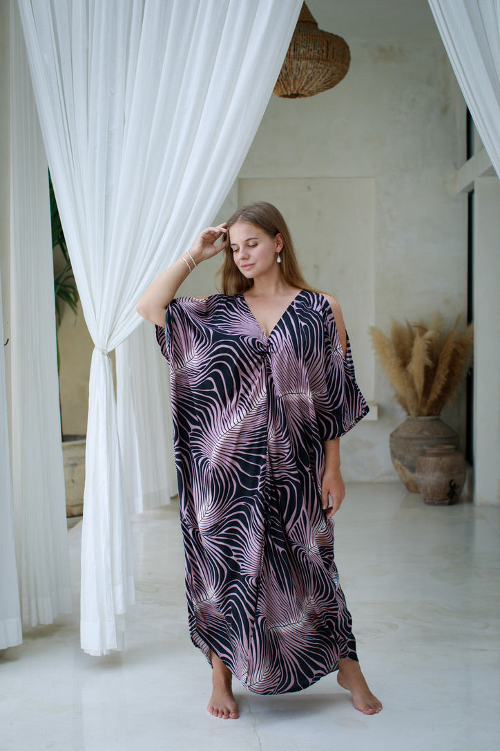 Kai Open Shoulder Caftan | Shop Bali Queen