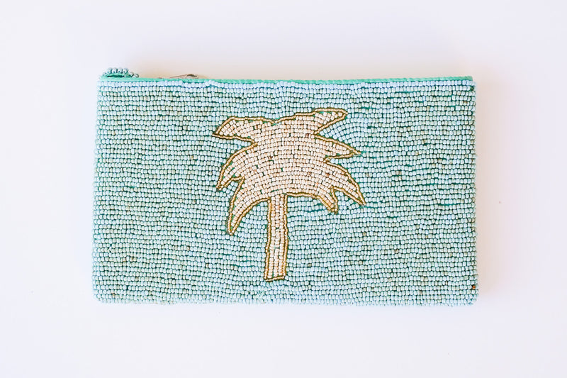 Palm Tree Beaded Clutch | Shop Bali Queen