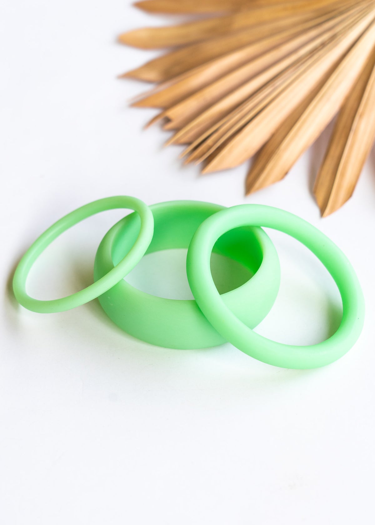 Neon Green Resin Bangles | Shop Bali Queen