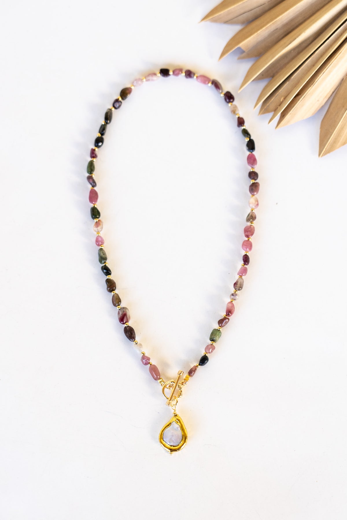 Beach Pebbles Pearl Lariat | Shop Bali Queen