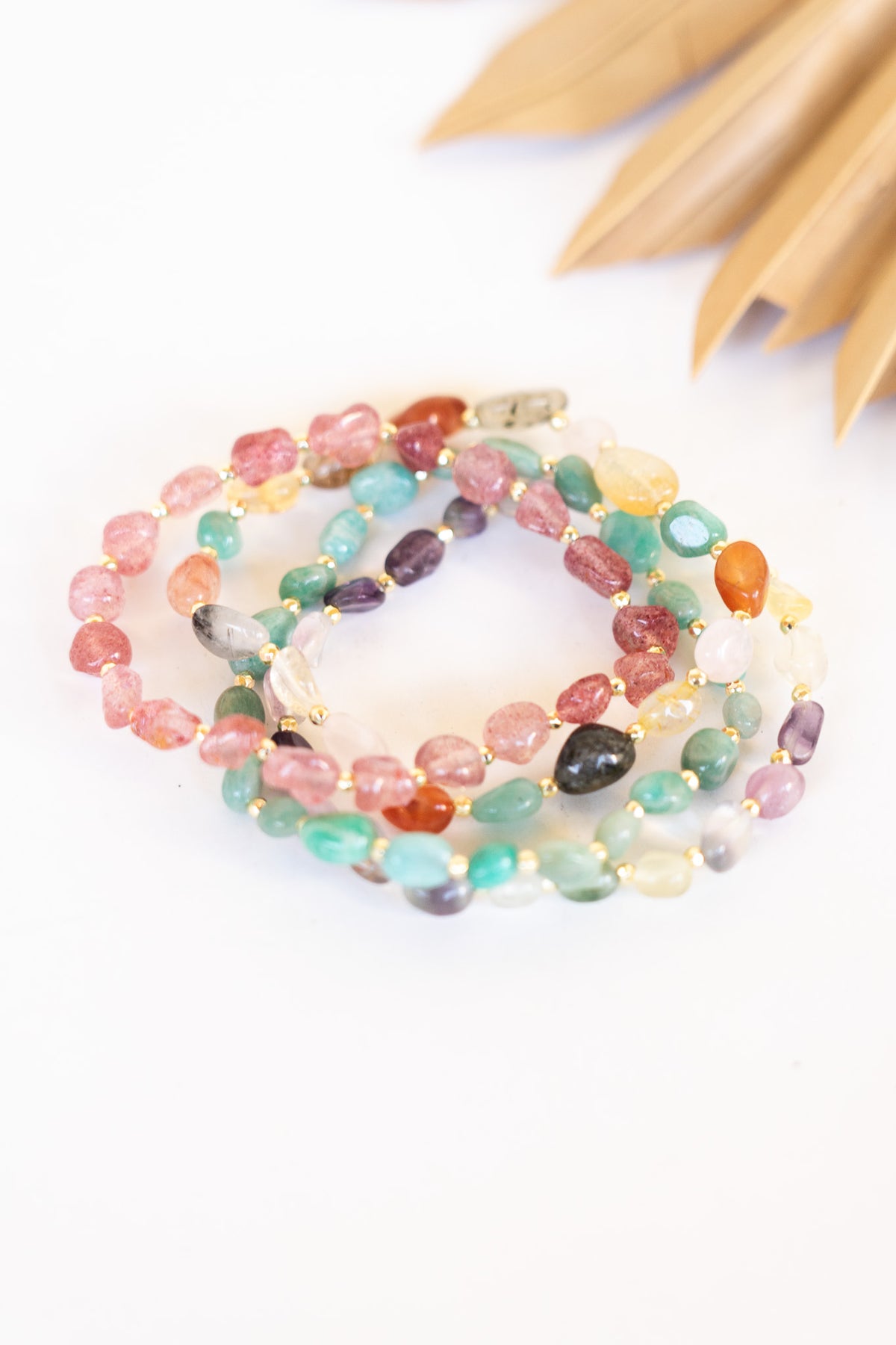 Beach Pebbles Stretch Bracelet | Shop Bali Queen