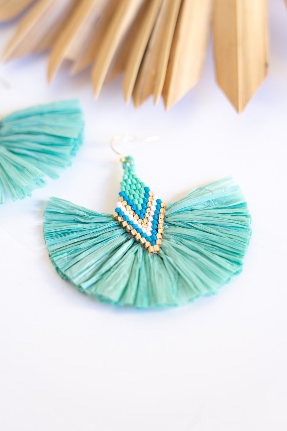 Cleo Raffia Earring | Shop Bali Queen