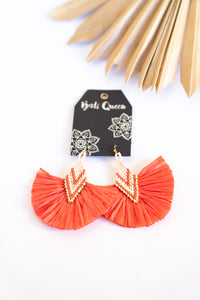 Cleo Raffia Earring | Shop Bali Queen