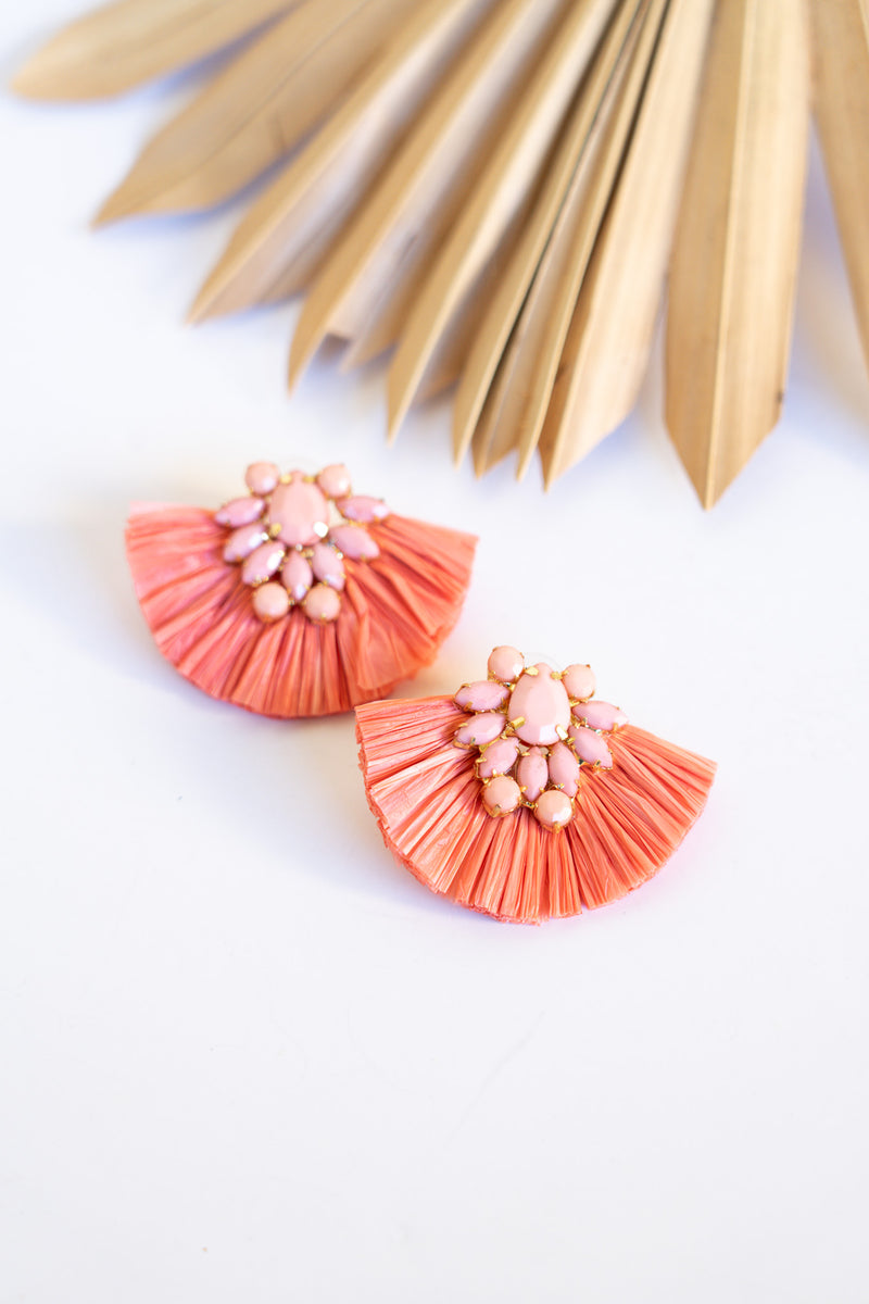 Rosalinda Raffia Earring | Shop Bali Queen