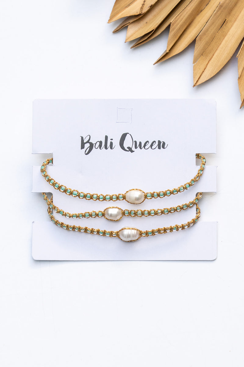 Three For Me Pearl Bracelet Pack | Shop Bali Queen