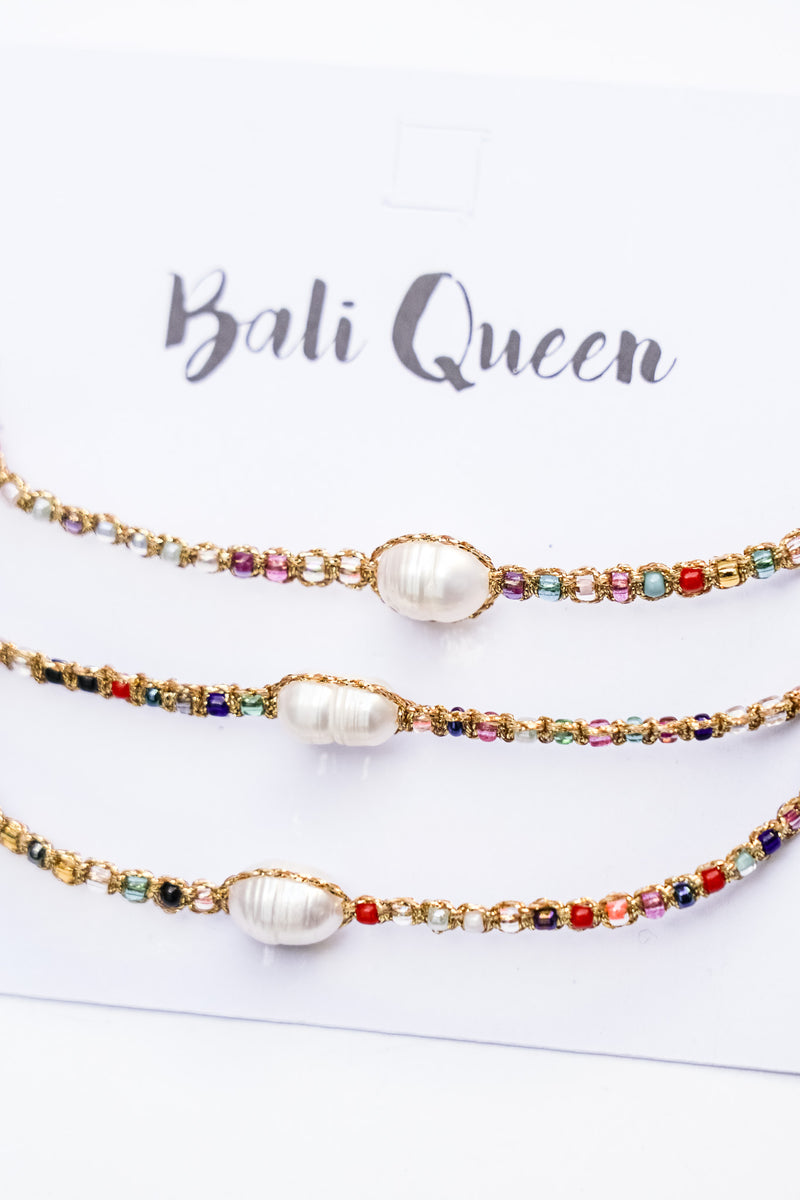 Three For Me Pearl Bracelet Pack | Shop Bali Queen