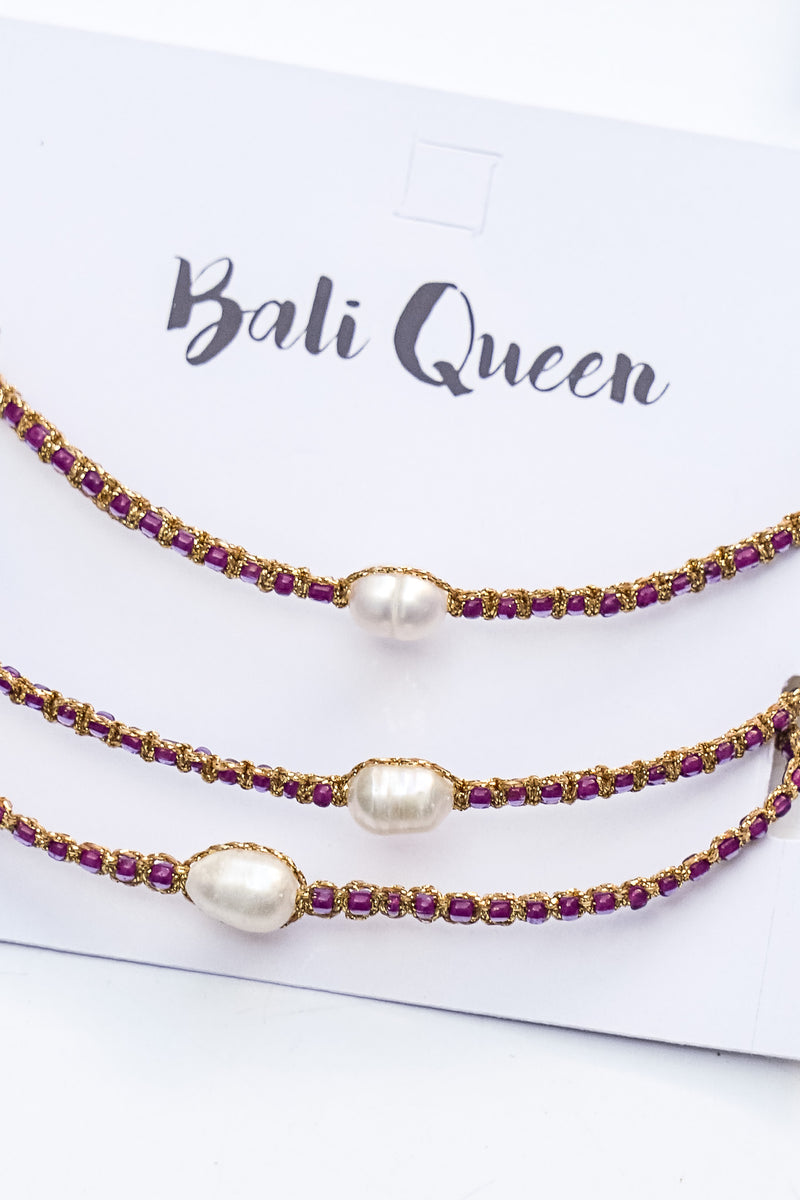 Three For Me Pearl Bracelet Pack | Shop Bali Queen