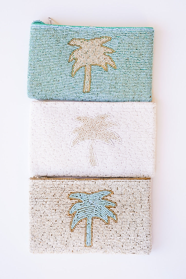 Palm Tree Beaded Clutch | Shop Bali Queen