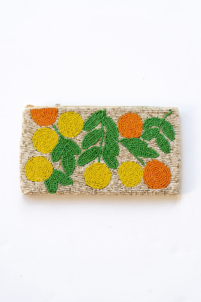 Autumn Bloom Large Beaded Clutch | Shop Bali Queen