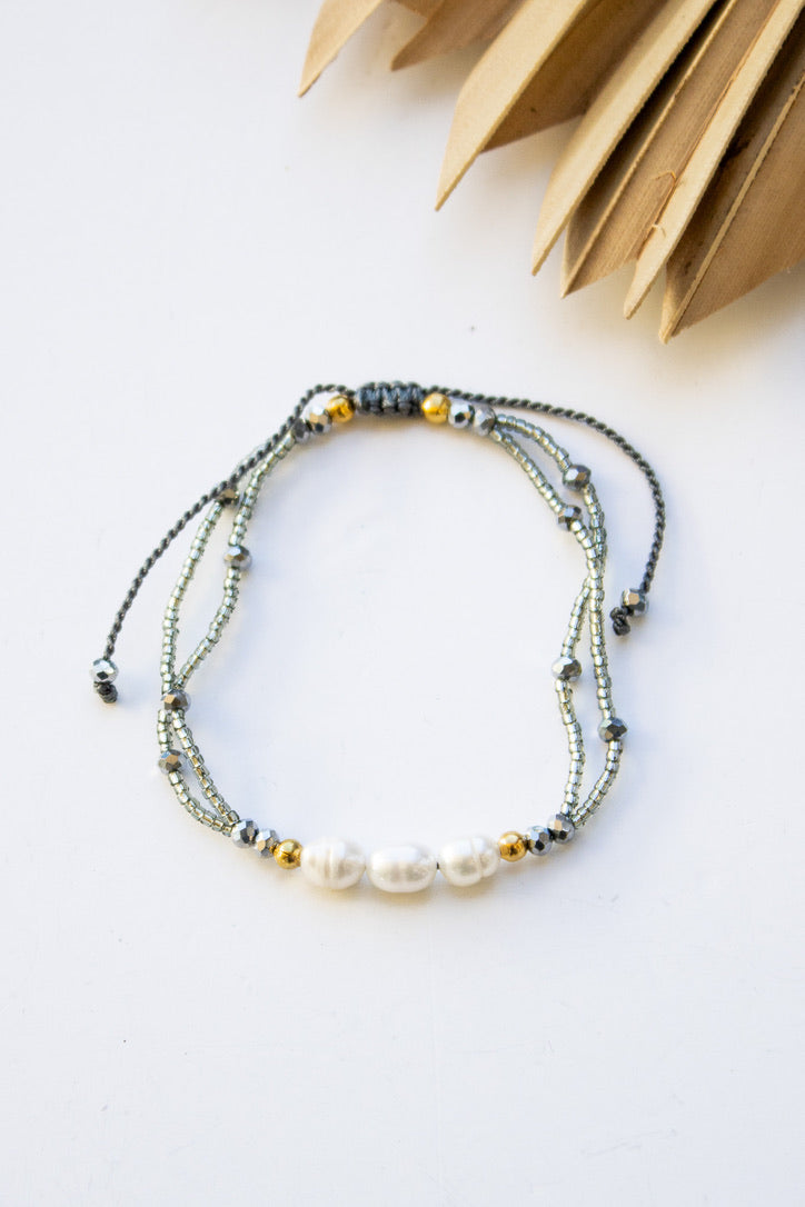 Midnight Hour Pearl Bracelet | Shop Bali Queen