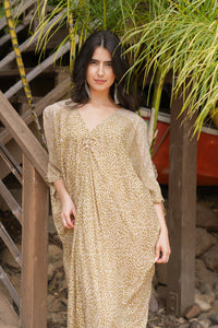 Jungle Jane Open Shoulder Caftan | Shop Bali Queen