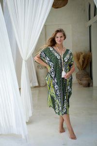 Zion Open Shoulder Caftan | Shop Bali Queen