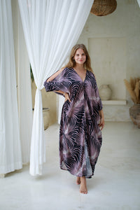 Kai Open Shoulder Caftan | Shop Bali Queen