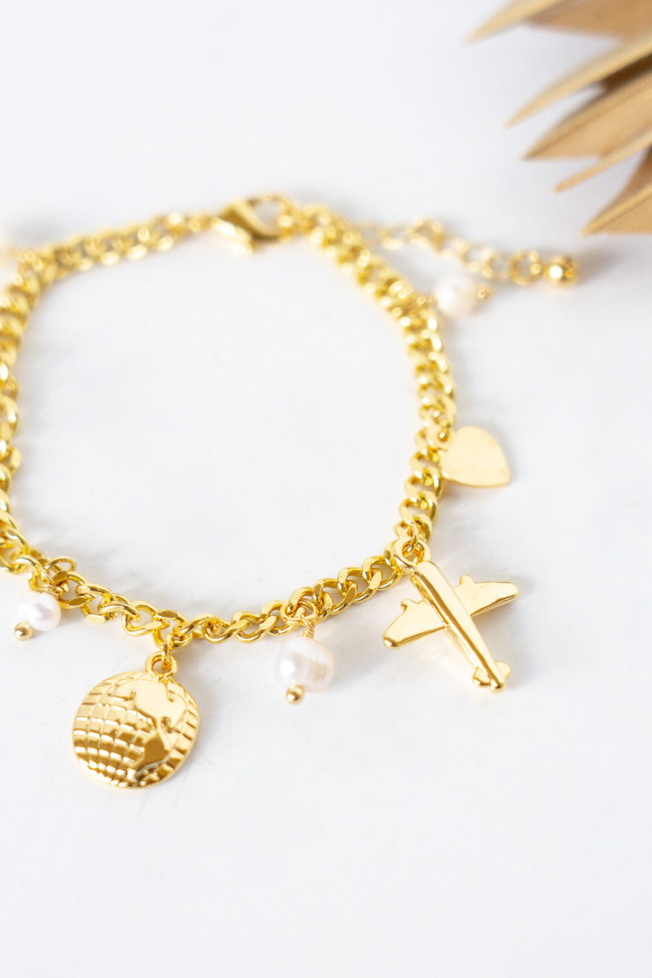 Around the World Link Bracelet | Shop Bali Queen