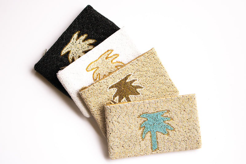 Palm Tree Beaded Clutch | Shop Bali Queen