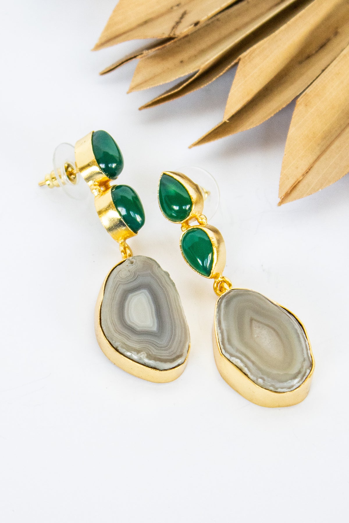 Dasha Jade Crater Earring | Shop Bali Queen