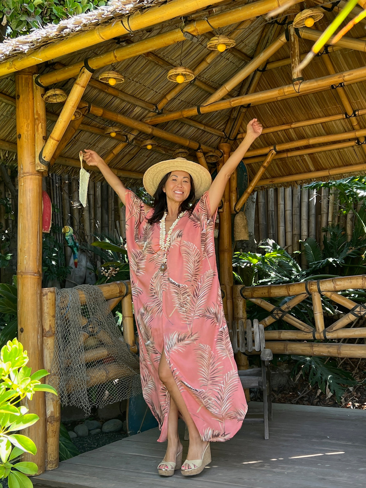 Coco Beach Open Shoulder Caftan | Shop Bali Queen