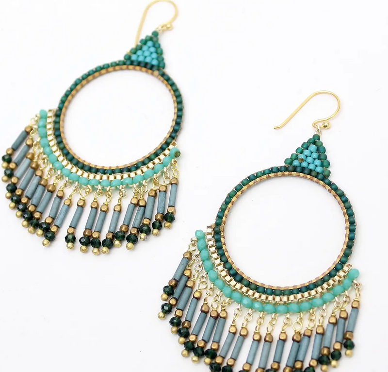 Lg Round Thai Chandelier Earrings | Shop Bali Queen