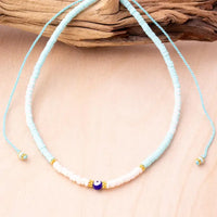 Tubular Evil Eye Choker | Shop Bali Queen