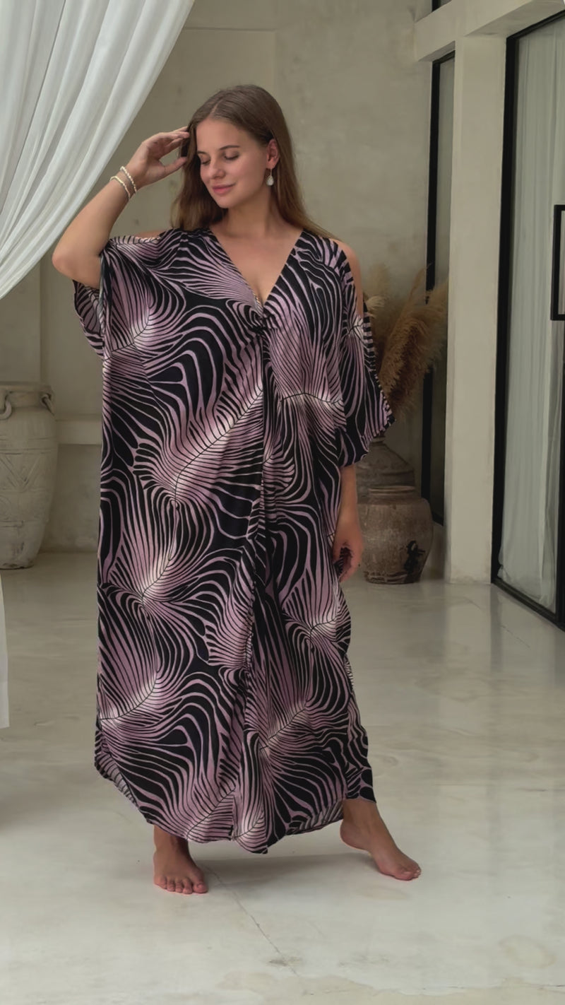 Kai Open Shoulder Caftan | Shop Bali Queen