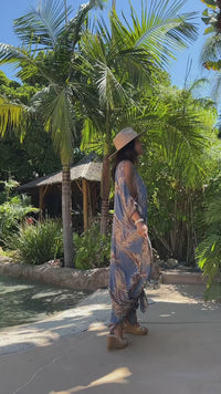 Coco Beach Open Shoulder Caftan | Shop Bali Queen