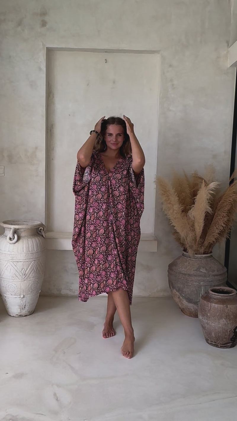 Talavera Open Shoulder Caftan | Shop Bali Queen