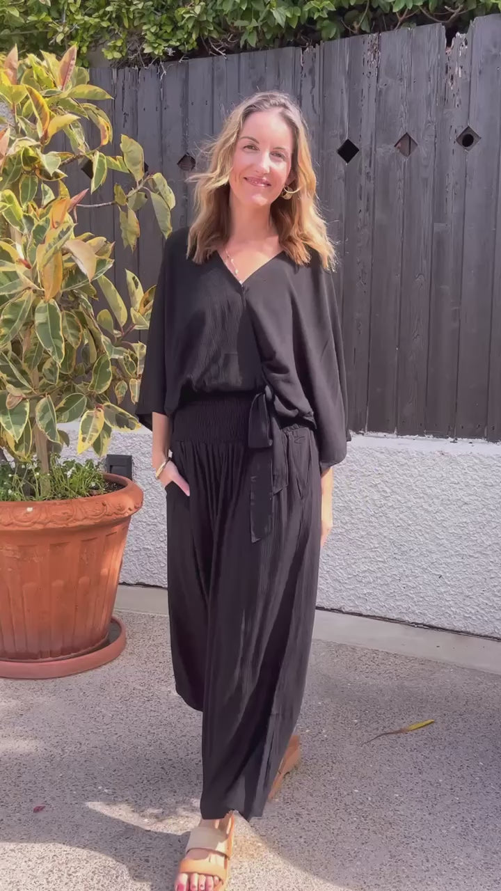 Krinkle Kimono Top