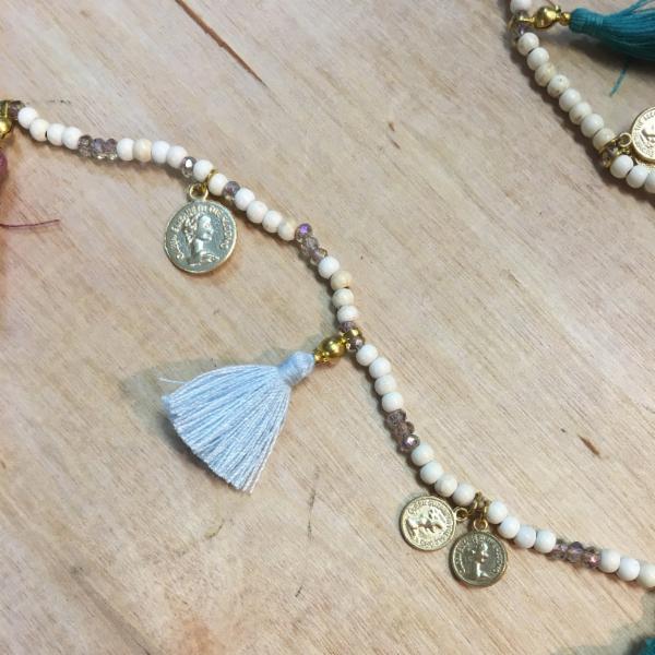 Golden Coins Sm Tassel Necklace | Shop Bali Queen