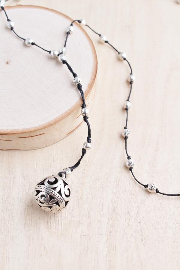 Filigree Ball Alloy Necklace | Shop Bali Queen