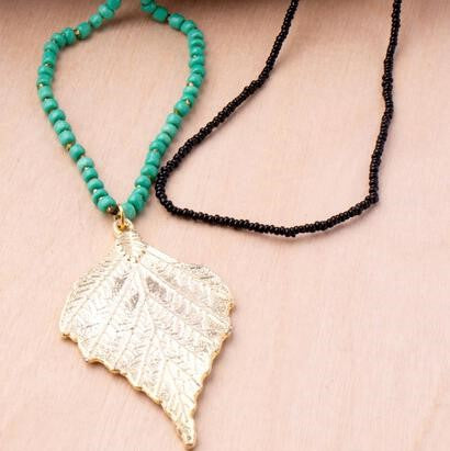 Leaping Leaf Necklace | Shop Bali Queen