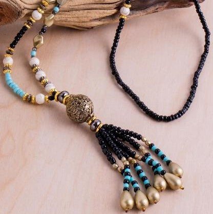 Taj Tassel Necklace | Shop Bali Queen