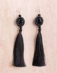 India Extra Long Tassel Earring | Shop Bali Queen